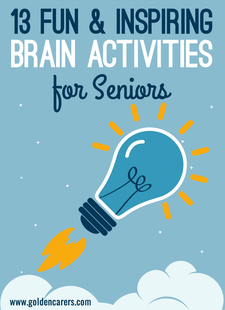 13 Fun Brain Activities for Seniors