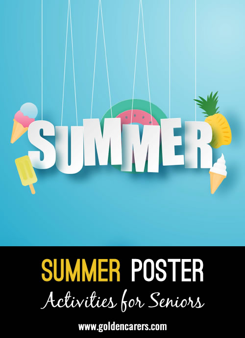 A summer poster for decoration!