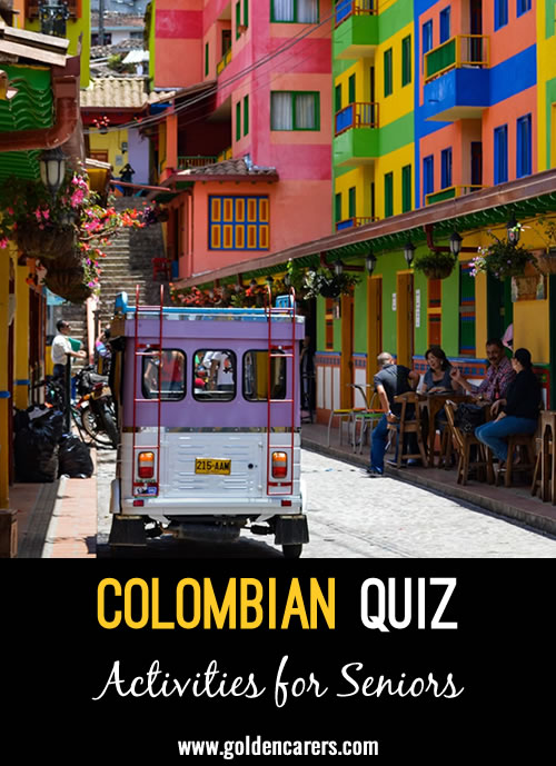 Here is a Colombian-themed quiz to enjoy!