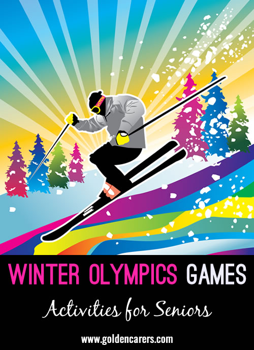 We're hosting a complete Winter Olympic Games Morning, with a room decorated in a winter theme, featuring snowmen and more.