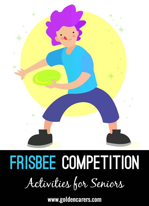 Enjoy a fun & friendly Frisbee Throwing Competition, perfect for all skill levels! 