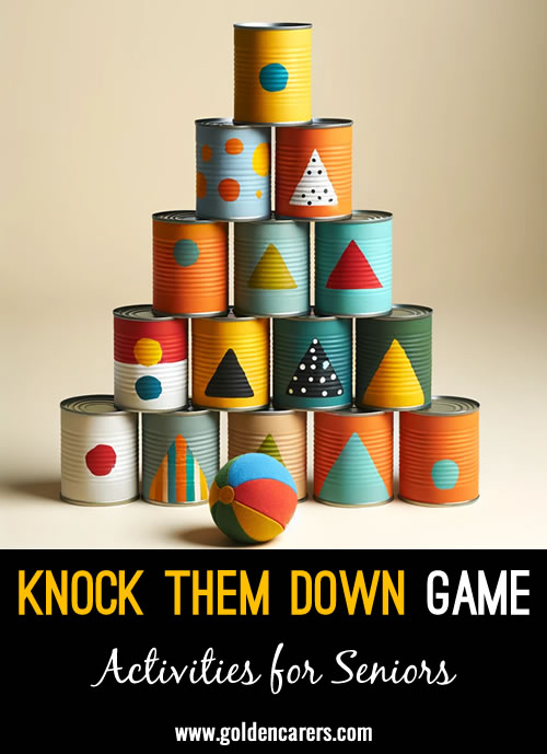 Get ready for some fun with the Knock Them Down Game, a lively and engaging activity that brings joy and friendly competition to all participants! This simple game can be made using empty tins or plastic containers. 
