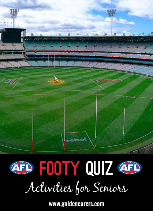 Here is a general knowledge quiz about Australian Football League!