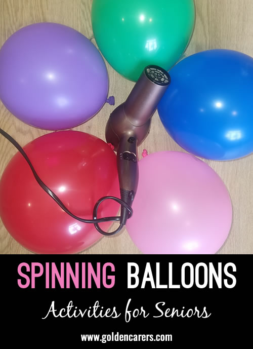 Get ready for some fun with this simple and exciting Spinning Balloons activity!