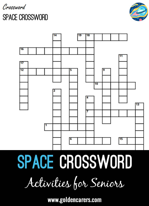 A crossword about space and astronauts!