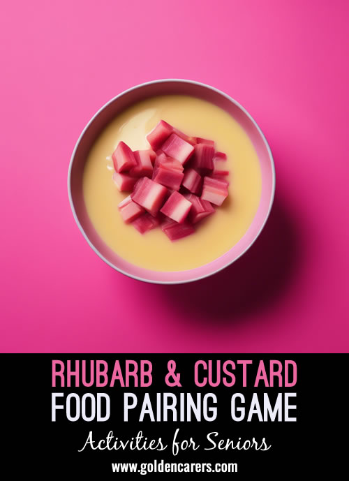 Rhubarb and Custard is a fun and engaging game designed to stimulate memory and foster teamwork. With multiple ways to play, it can be tailored to suit different preferences and regional variations in food combinations.