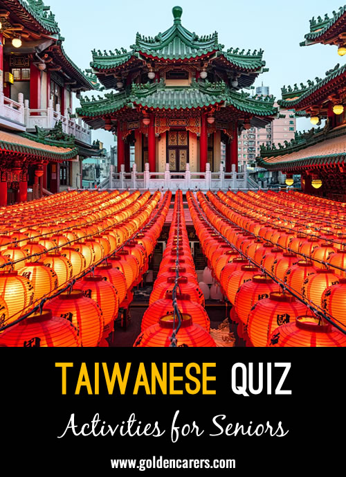 20 Question about Taiwan!