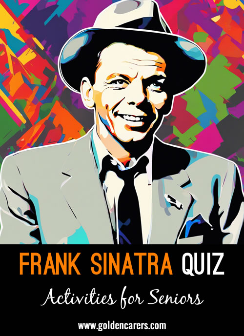 Here is a fun quiz all about Frank Sinatra!