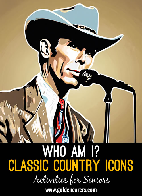 This who am I quiz features classic country icons.