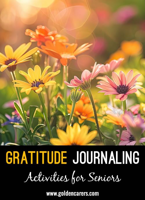 A Five Minute Journal is a simple tool to help residents practice daily gratitude.