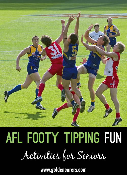 Each year, we host an AFL Footy Tipping competition for our residents. It's an event that brings everyone together, fostering friendly competition and camaraderie.