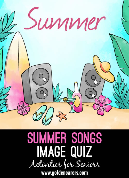 All of these singers have released songs linked to the theme of summer, sunshine or holidays. Can you name the artists and the name of the song?