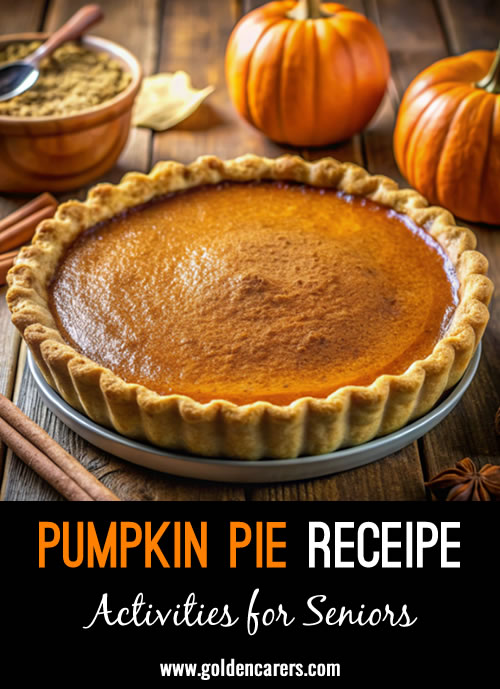 Treat everyone to this easy and festive pumpkin pie recipe, perfect for a fun, seasonal celebration.