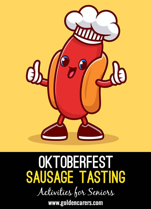 This sausage-tasting activity is sure to bring excitement and tasty competition to Oktoberfest celebrations!