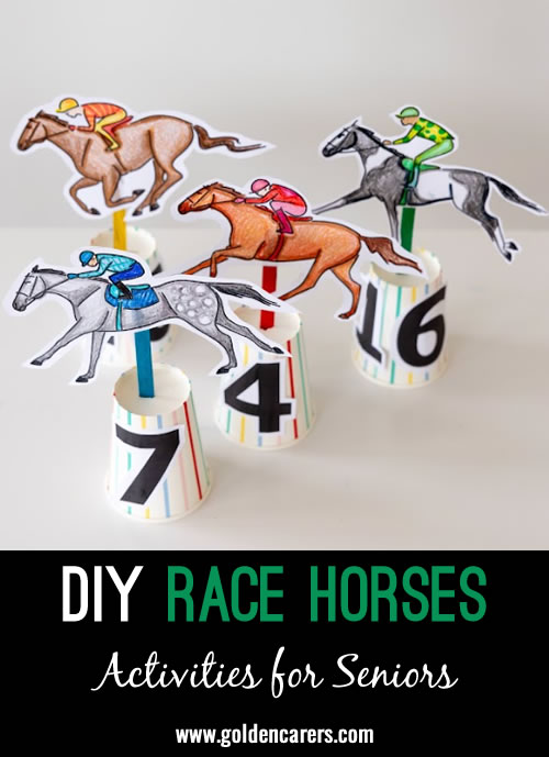 Here’s a step-by-step guide to creating horses for the Horse Race Game! This craft is great for group activities and encourages creativity.