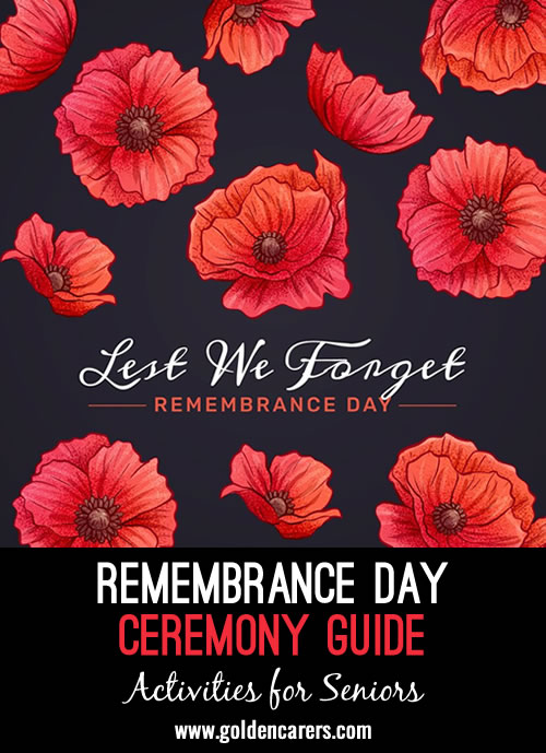 Celebrate Remembrance Day with a meaningful ceremony that includes traditions of respect and commemoration.