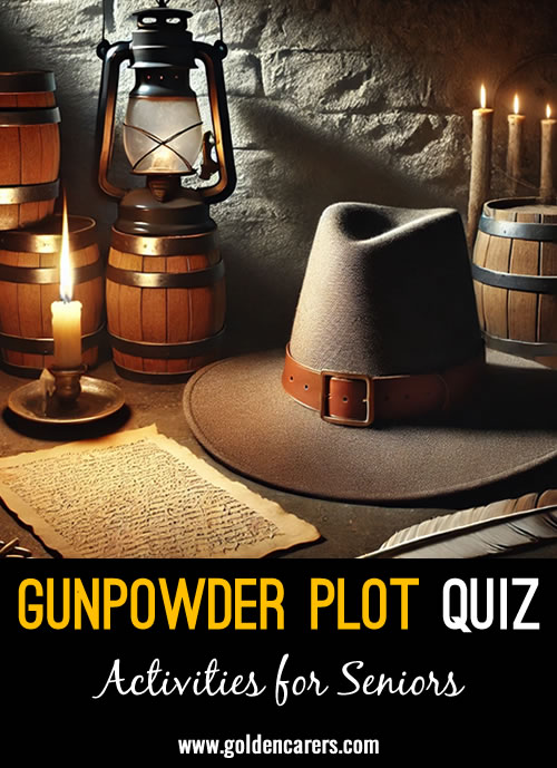 Step back to 1605, where shadows and secrets lurk in the cellars of Parliament. This quiz is about the infamous Gunpowder Plot and the conspirators behind it!