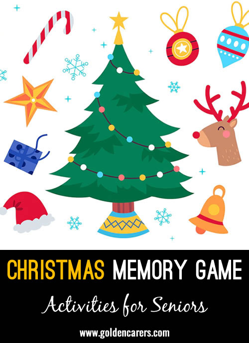 This is a fun Christmas-themed memory game that anyone can create!