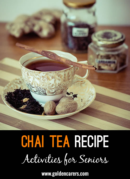 Chai tea (pronounced 