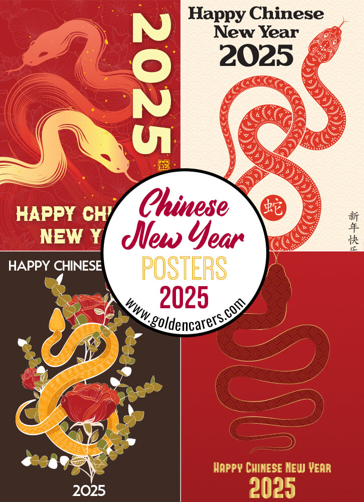 Here are some 2025 Chinese New Year Posters to help you celebrate!