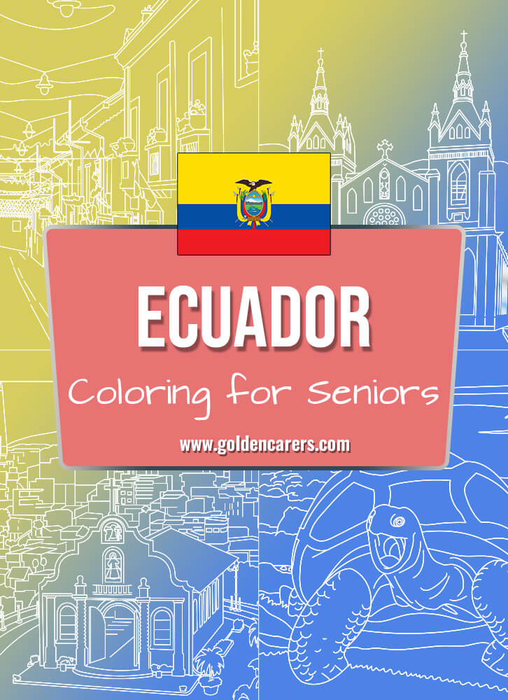 Here are some Ecuadorian-themed coloring templates to enjoy!