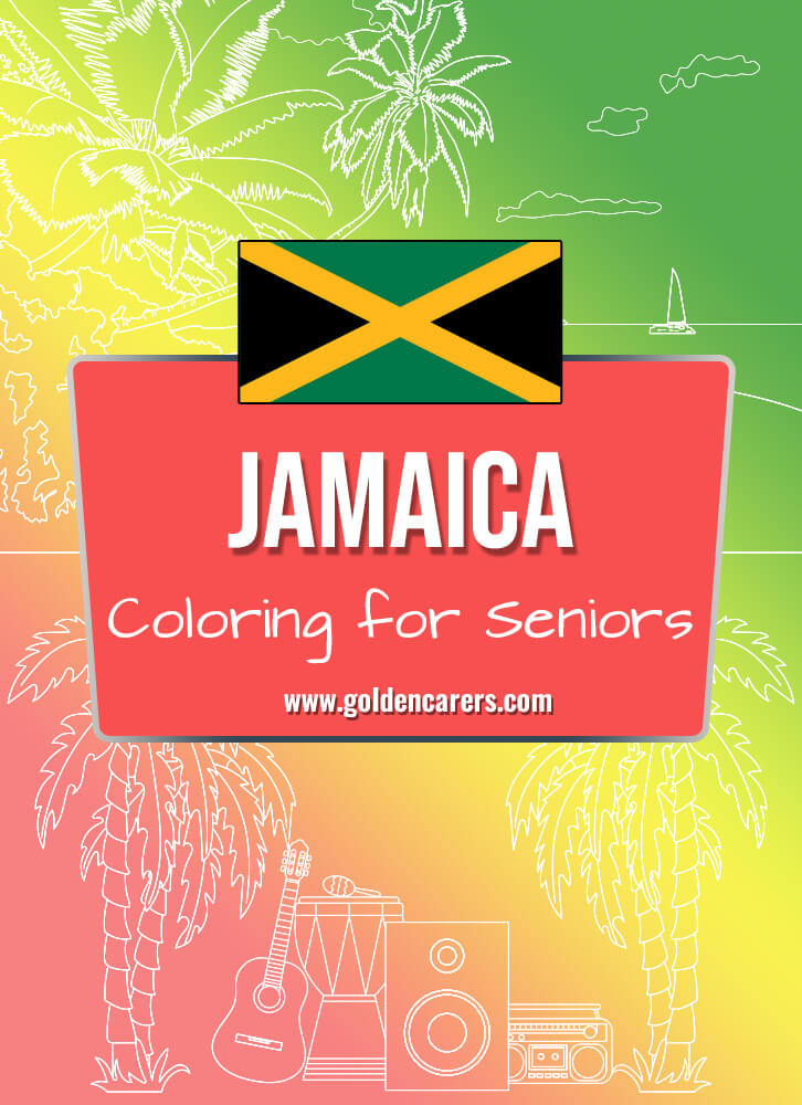 Here are some Jamaican-themed coloring templates to enjoy!