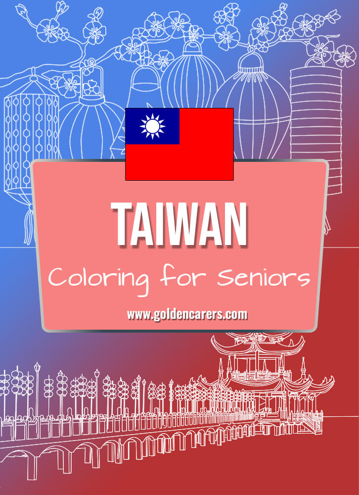 Here are some Taiwan-themed coloring templates to enjoy!