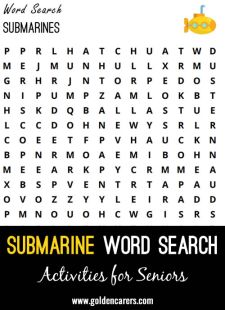 Submarine Word Search