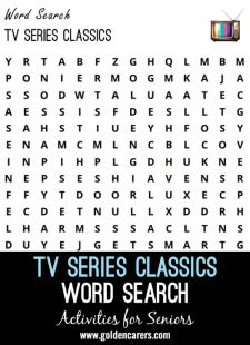 TV Series Classics Word Search