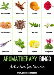 Aromatherapy Bingo