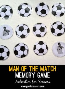 Man of the Match Memory Game