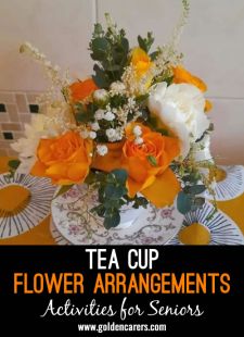 Tea Cup Flower Arrangements