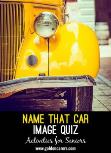 Name That Car Image Quiz