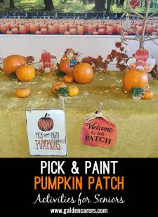 Pick & Paint Pumpkin Patch