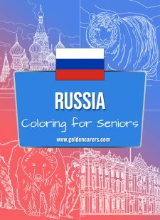 Russia Coloring Templates