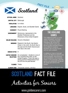 Scotland | Activity Ideas for Seniors & the Elderly