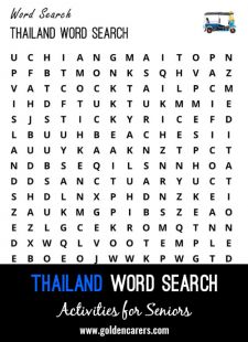 word search activity ideas for seniors the elderly