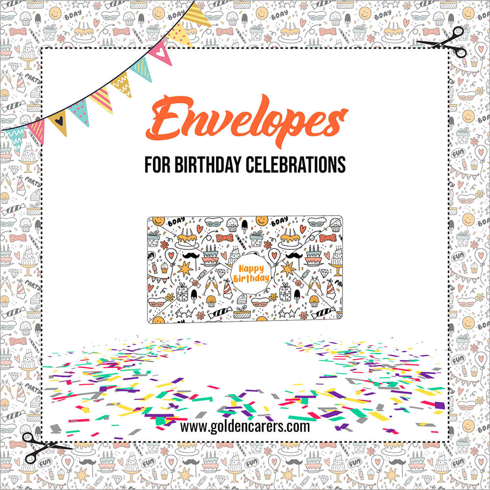 Birthday Card Envelope Template