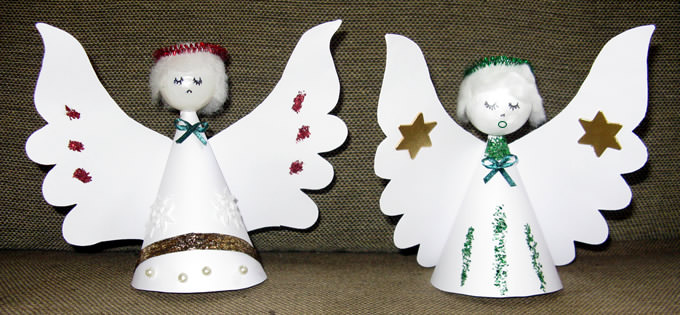 Download Christmas Angel Standing 3D SVG Files Ideas | SVG, Paper Crafts, SVG File