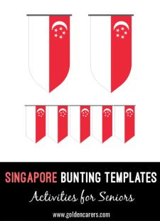 Singapore Bunting Templates