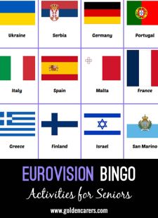 Eurovision Bingo