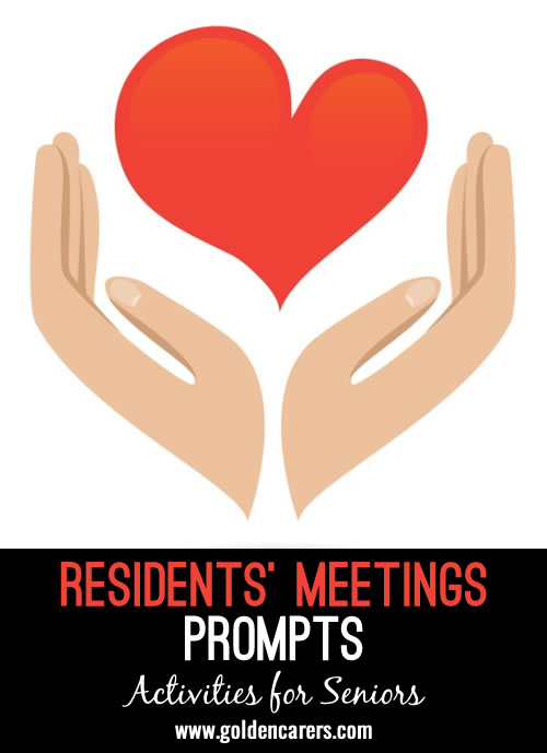 Residents' Meeting Prompts