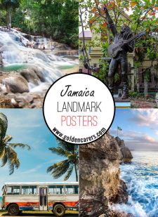 Jamaica Landmark Posters