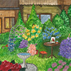 Find the Hidden Objects - Spring Garden Illustration