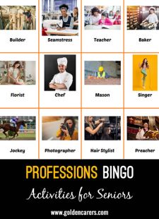 Professions Bingo