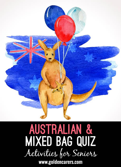 Australian & Mixed Bag Quiz