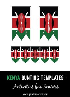 Kenya Bunting Templates