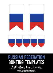 Russia Bunting Templates