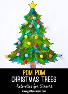 Pom Pom Christmas Trees