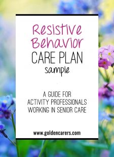 Resistive Behaviour Care Plan Sample